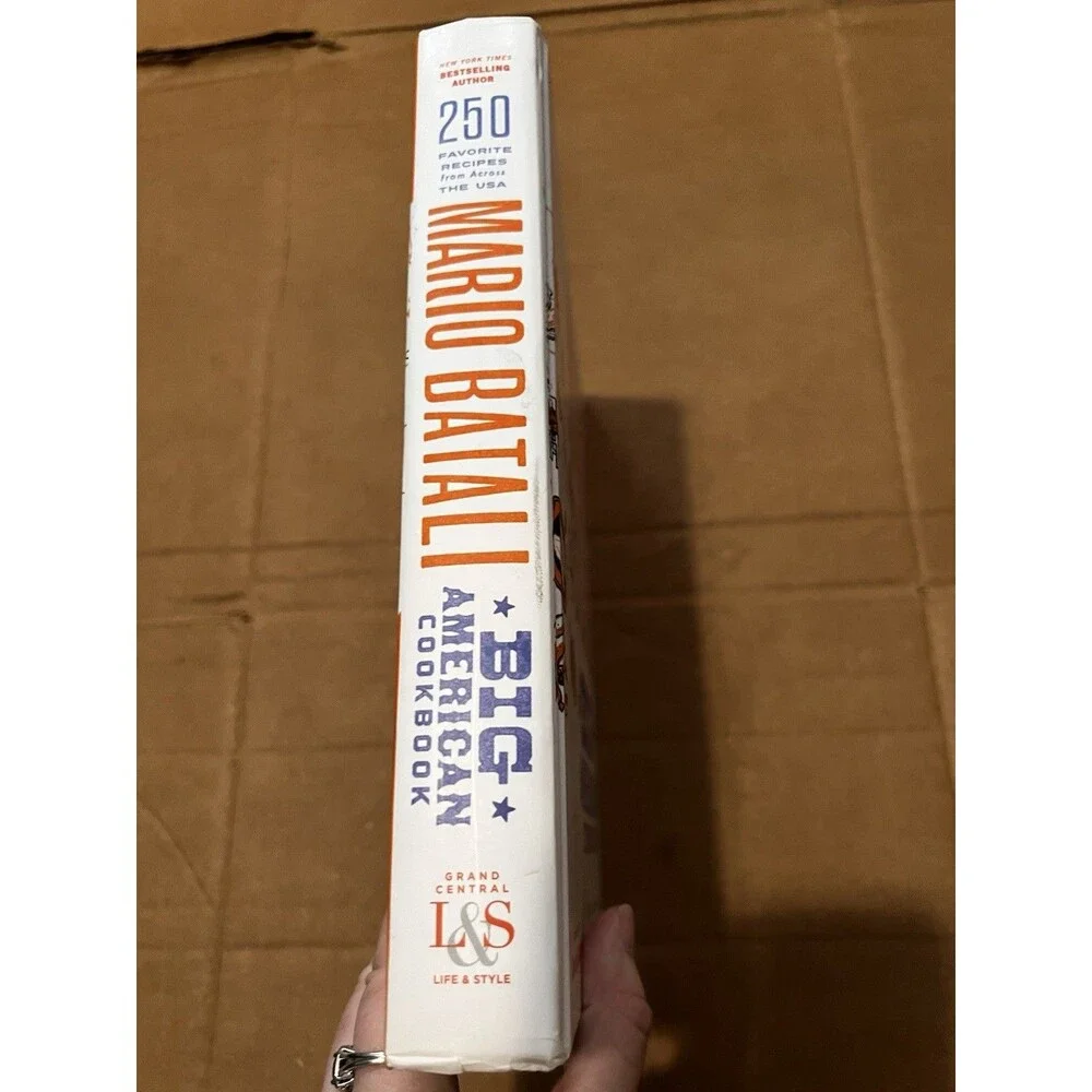 Mario Batali Big American Cookbook‎ 250 Favorite Recipes Hardcover 2016